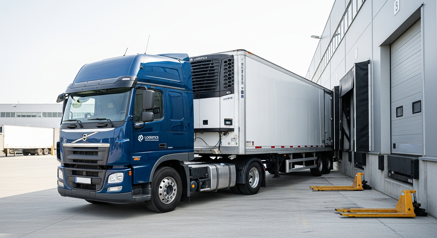 Refrigerated reefer truck